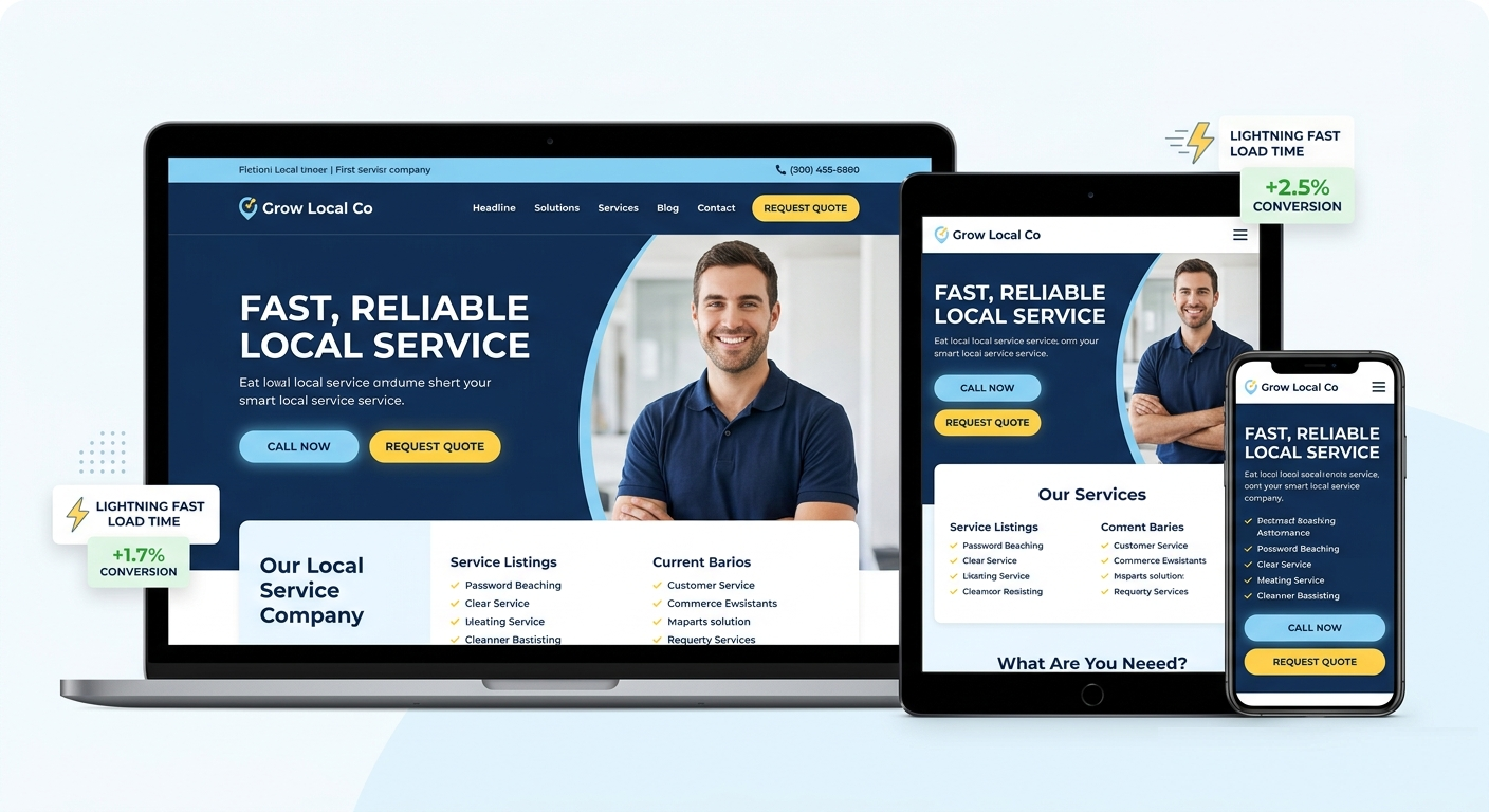 Responsive Local Website Showcase